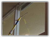 窓ガラス清掃作業
